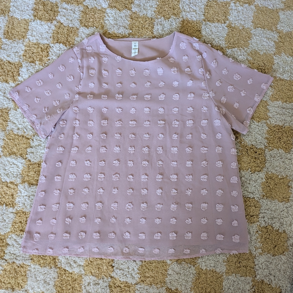 Textured Blouse Top